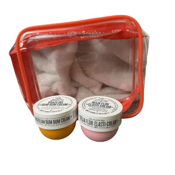 Sol de Janeiro Brazilian Bum Bum & Beija Flor Elasti Cream + Pouch Bundle - Picture 2 of 12